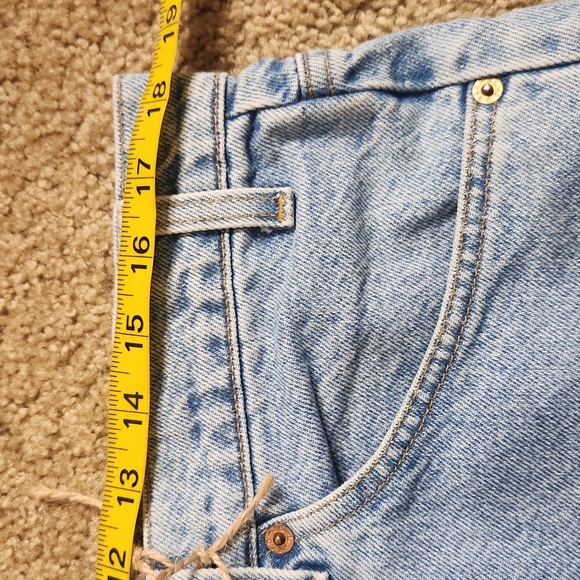 Men's 505's Vintage Levis Orange Tab Made In Mexico Blue Relaxed Cotton Jeans - Picture 8 of 9